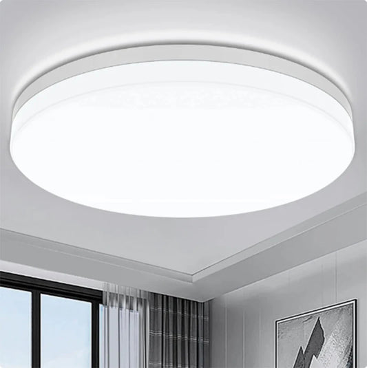 Sleek Ultra-Thin Round LED Ceiling Lamp - Modern Bedroom Light Fixture for Stylish Home Decor